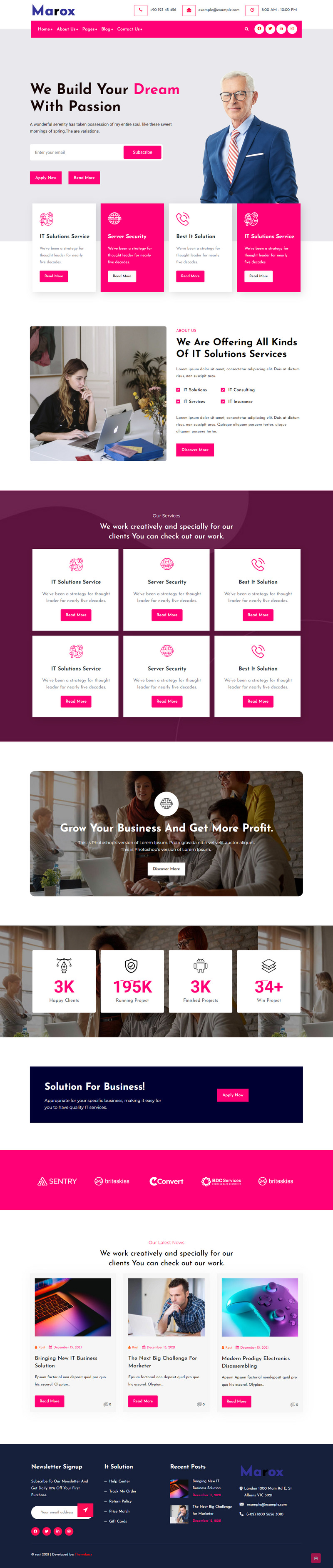 Rast- IT Solutions WordPress - Features Image 1