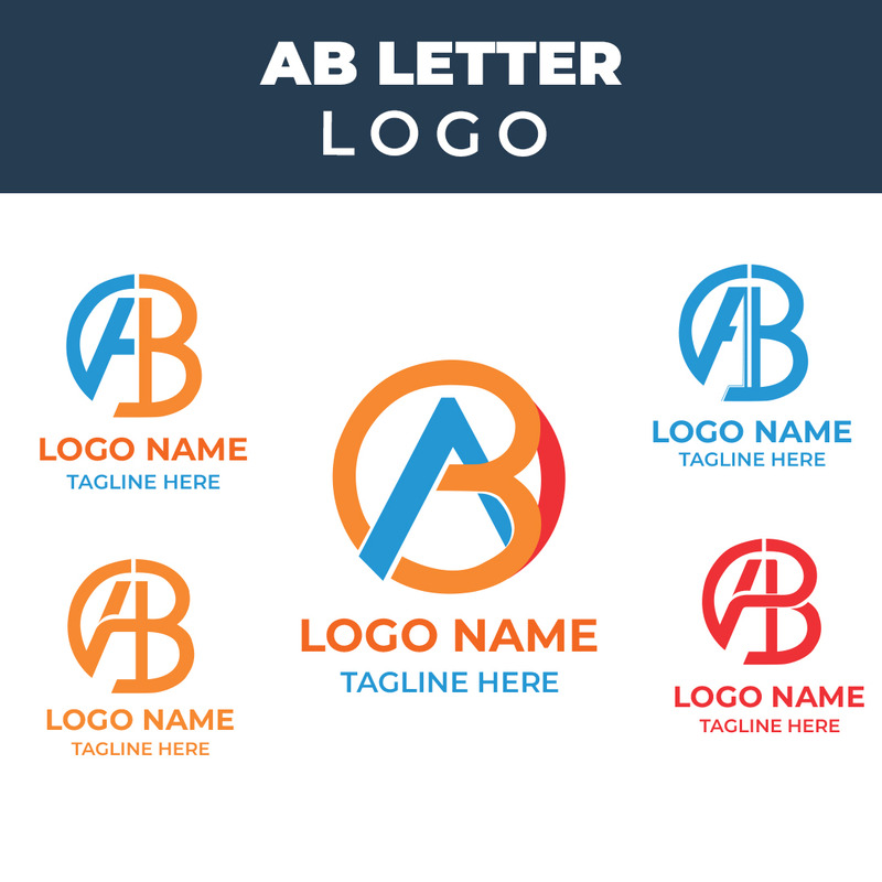 AB Modern Lettermark Logo Template - Features Image 1
