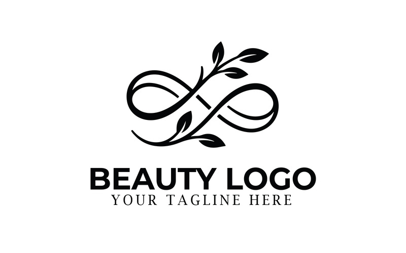 Luxury Beauty Logo | Elegant Botanical Infinity Logo Design - Features Image 2