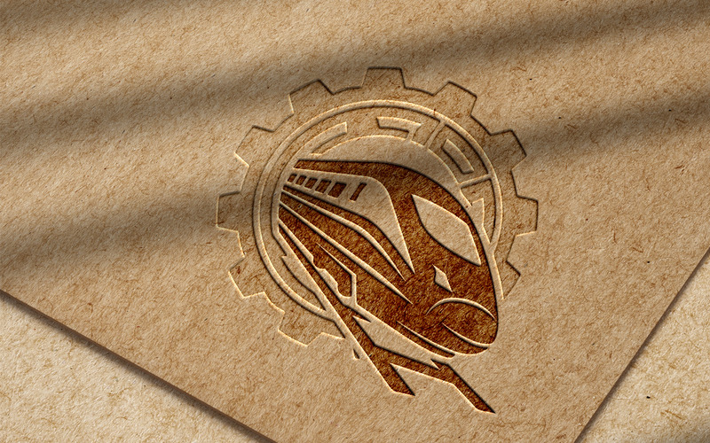 Conception du logo du train à grande vitesse – Marque des services et de la maintenance ferroviaires - Caractéristiques de l’image 6