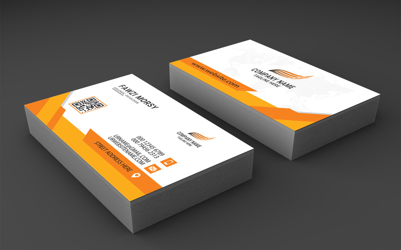 Шаблон оформлення візитної картки, готовий до друку - Features Image 3