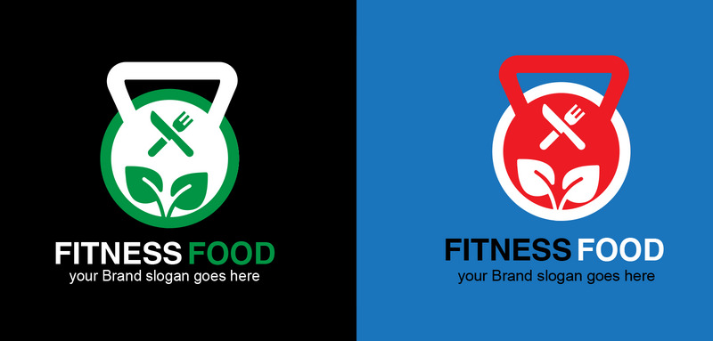 Modelo de logotipo de comida fitness - Features Image 4