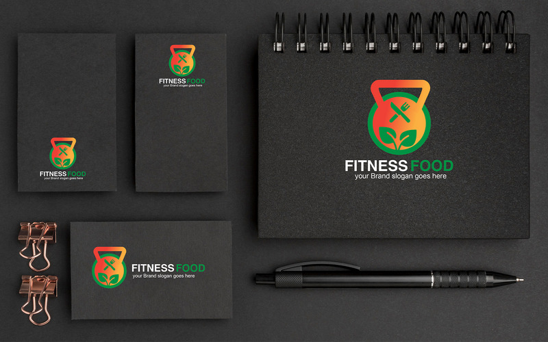 Modelo de logotipo de comida fitness - Features Image 2