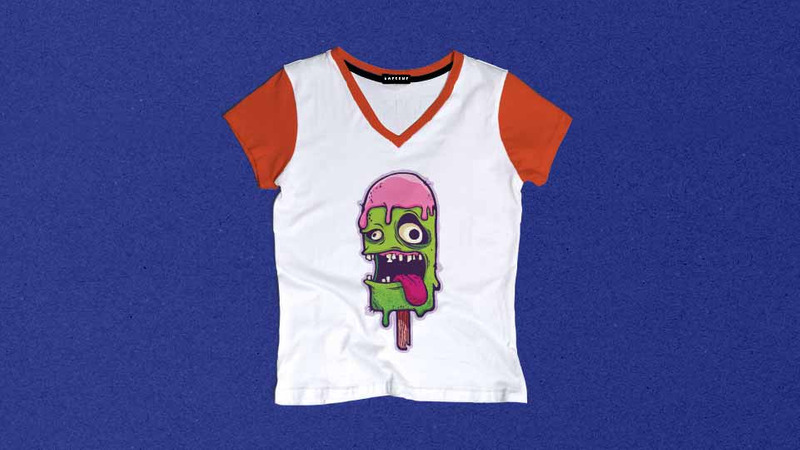 50 divertenti cartoni animati, contorni, tipografia, animali, tigre, bambini, orrore e design di magliette stile di vita - Caratteristiche Immagine 46