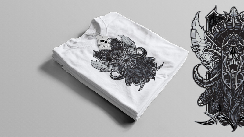 44) Women, Skull, Horror, Devil, Evil, Boys, Lion, Beast, Wolves, Animals, Life Style T shirt Design - Features Image 10