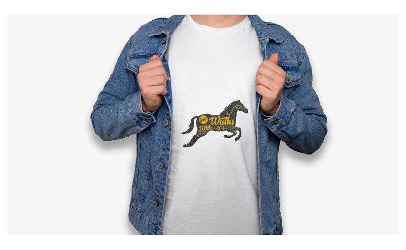 36) Ride Devil, Dream, Lady, Shoes, Warrior, Gun, Wanted, Wild, Animals, Life Style T shirt Design - Features Image 16