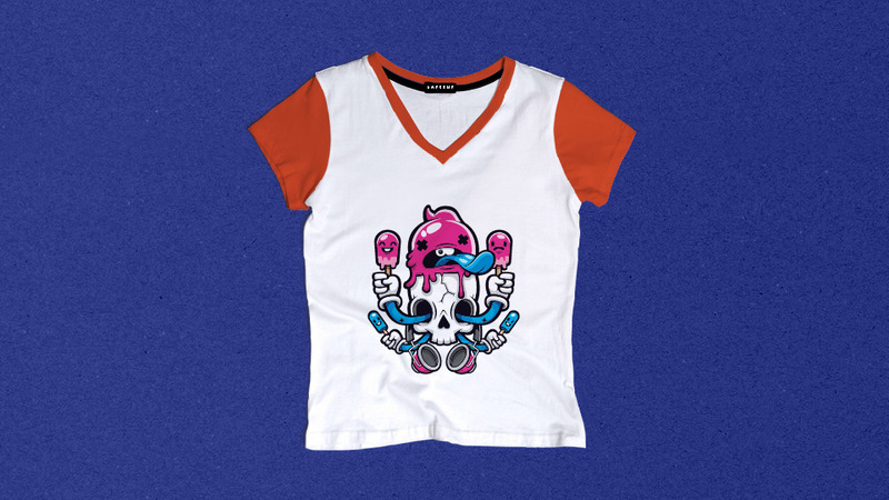 50 divertenti cartoni animati, contorni, tipografia, animali, tigre, bambini, orrore e design di magliette stile di vita - Caratteristiche Immagine 29
