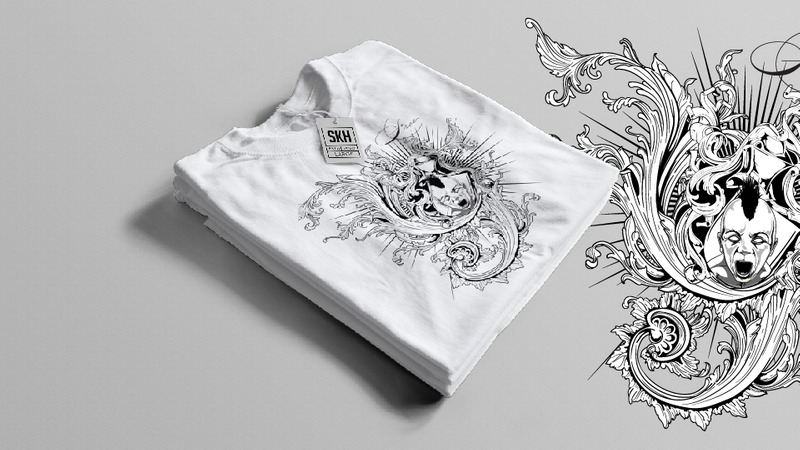 44) Women, Skull, Horror, Devil, Evil, Boys, Lion, Beast, Wolves, Animals, Life Style T shirt Design - Features Image 18