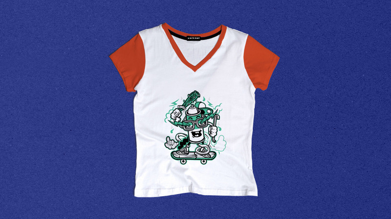 50 divertenti cartoni animati, contorni, tipografia, animali, tigre, bambini, orrore e design di magliette stile di vita - Caratteristiche Immagine 4