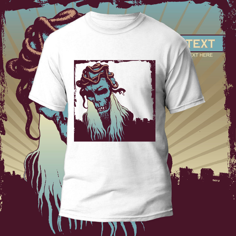 50 design di magliette di Halloween, orrore, teschio, vintage, ragazza, avventura, tipografia e stile di vita - Caratteristiche Immagine 4