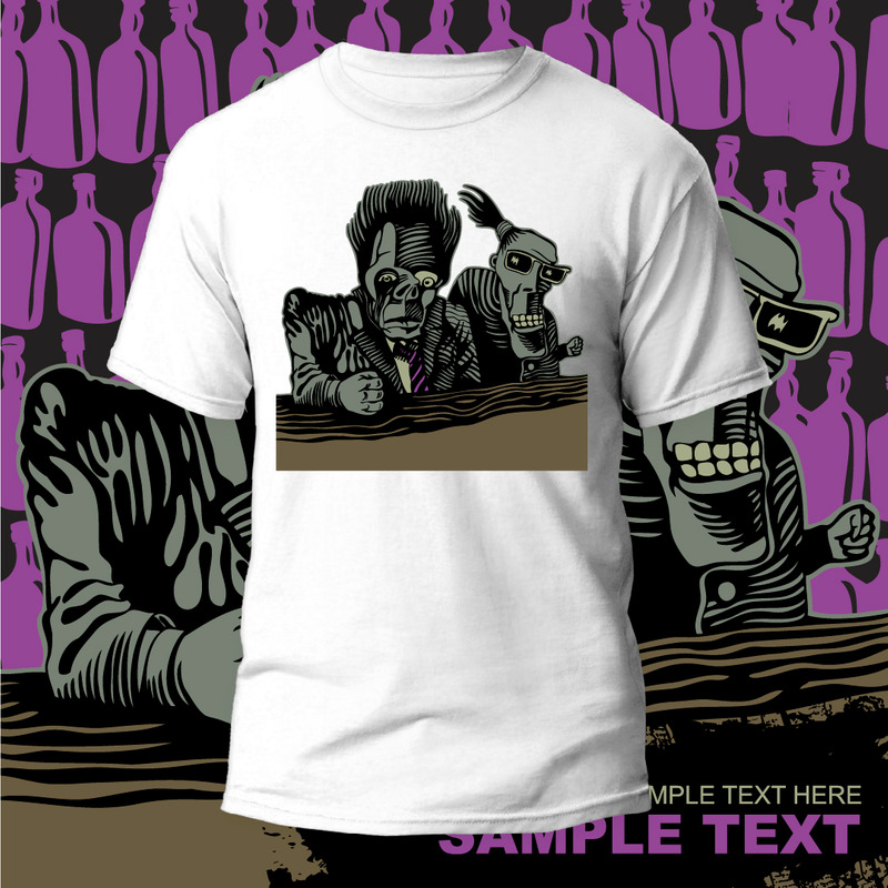50 design di magliette di Halloween, orrore, teschio, vintage, ragazza, avventura, tipografia e stile di vita - Caratteristiche Immagine 15