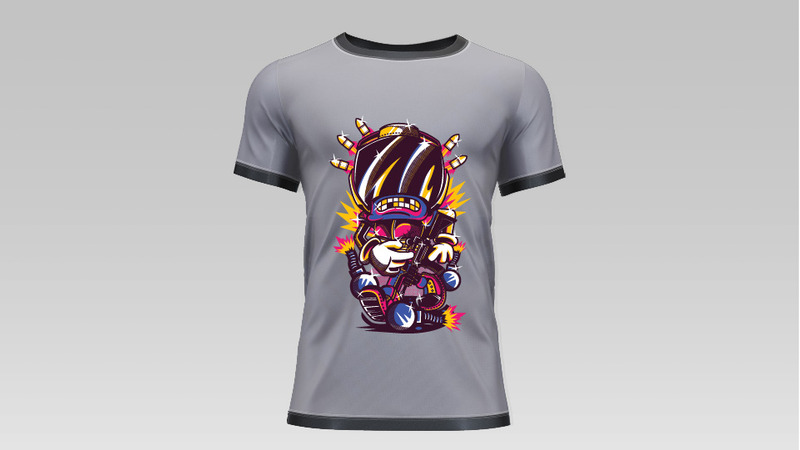 50 Funny Cartoon, Monster, Typography, Animal,  Bike Rider, Horror, And Life Style T shirt Design - Features Image 50