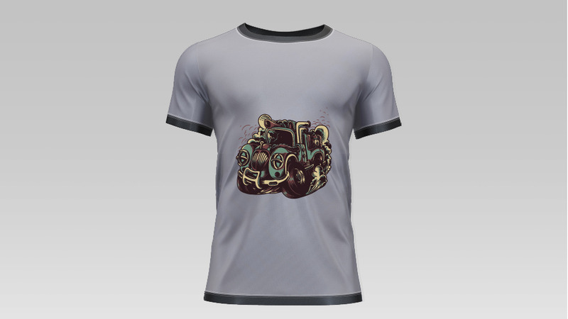 50 Funny Cartoon, Monster, Typography, Animal,  Bike Rider, Horror, And Life Style T shirt Design - Features Image 48