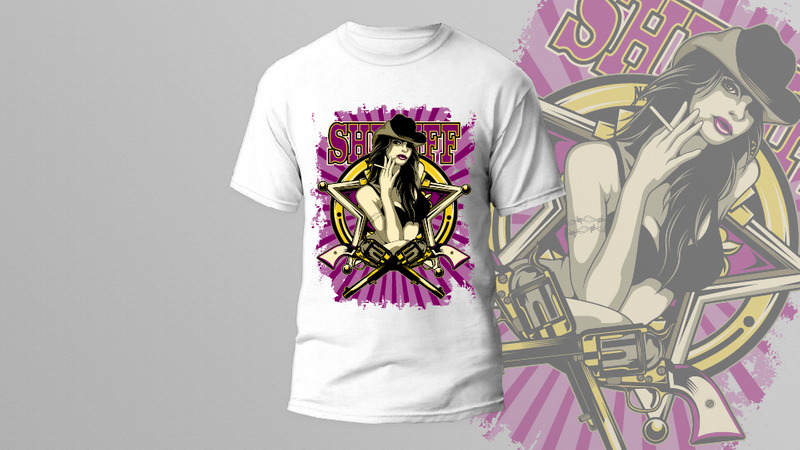 26)  Adult Sexy Girl Animal Horror, Cartoon, Gangster Print Typography And Life Style T shirt Design - Features Image 10