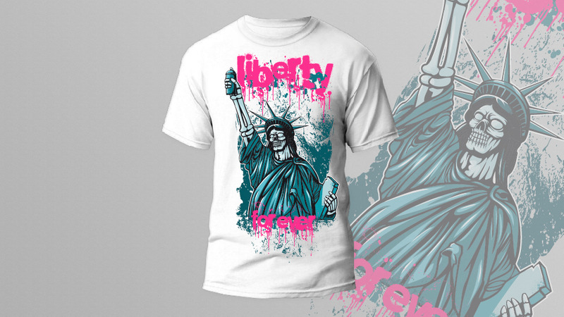 26)  Adult Sexy Girl Animal Horror, Cartoon, Gangster Print Typography And Life Style T shirt Design - Features Image 16