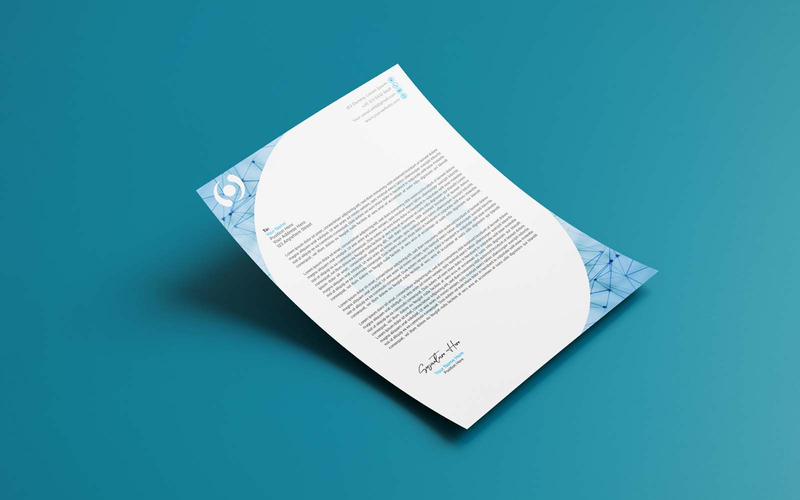 Professional Technology Company Letterhead And Business Card Design - Corporate Identity - Features Image 3
