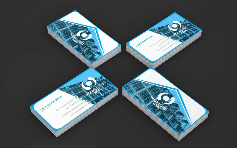 Design de Cartão de Visita de Construção e Arquitetura Criativas - Identidade Corporativa - Features Image 1