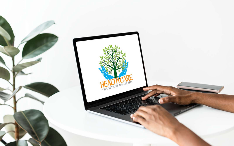 Professional Health Care and Home Care Logo Design Brand Identity