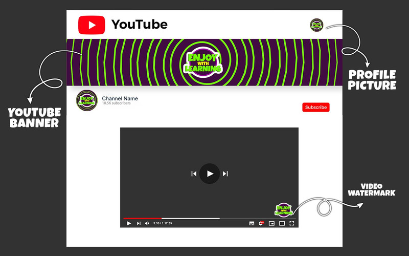 YouTube Channel Branding Kit Template 2 - Features Image 1