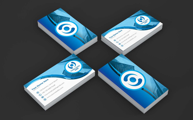 Professional And Creative Company Business Card Design - Corporate Identity - Features Image 1