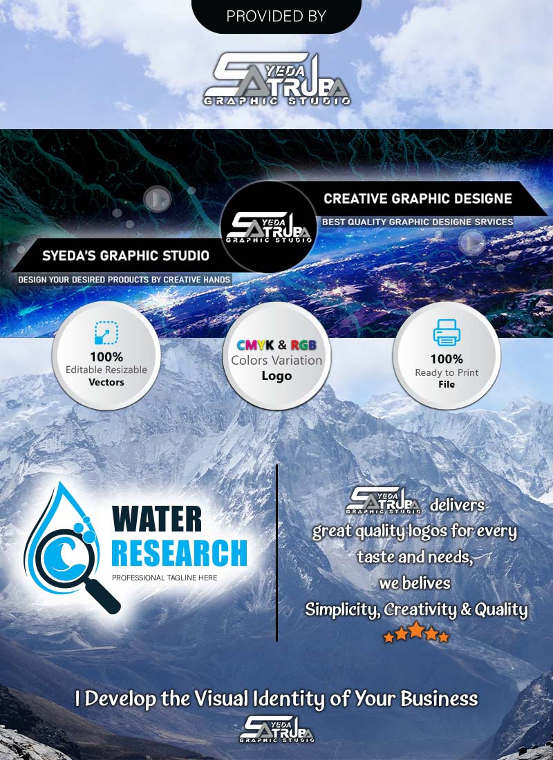 Environment Water Research Logo - Brand Identity - Features Image 1