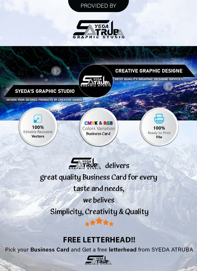 New Luxury And Creative Gold Black Business Card - Corporate Identity - Features Image 1