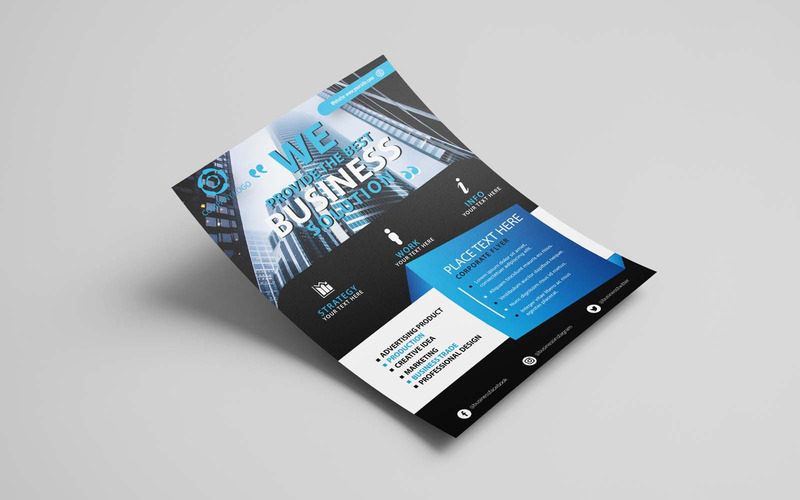We Provide The Best Business Solution Flyer Design - Corporate Identity - Features Image 2