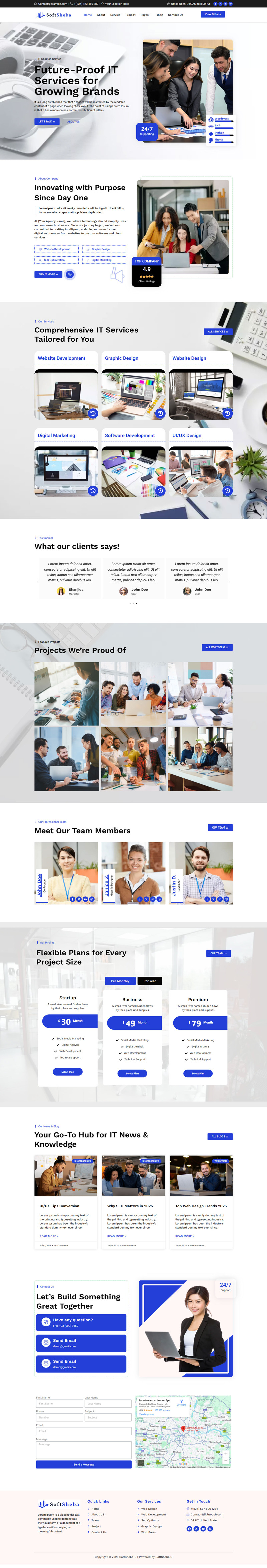 SoftSheba - BT Çözümleri Ajansı Elementor WordPress Teması - Features Image 1