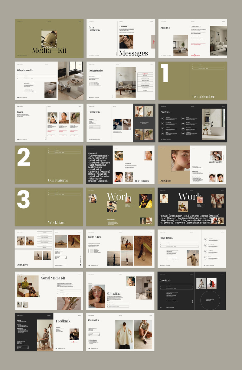 Social media kit Google Slide Template - Features Image 1