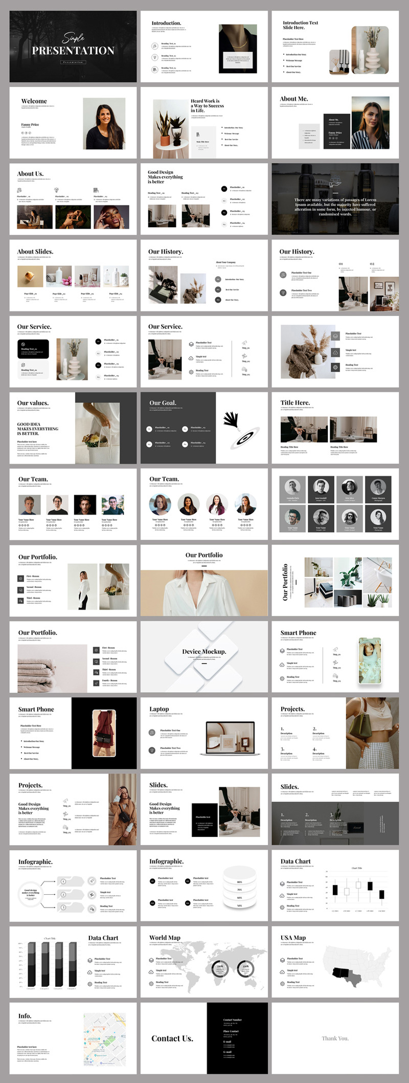 Modello di diapositiva Google Matrix - Caratteristiche Immagine 1