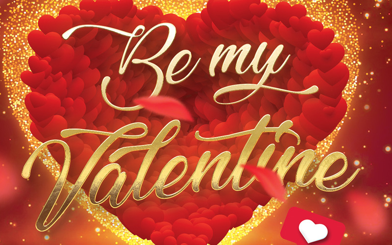 Valentines Day Flyer Design šablony - Features Image 1
