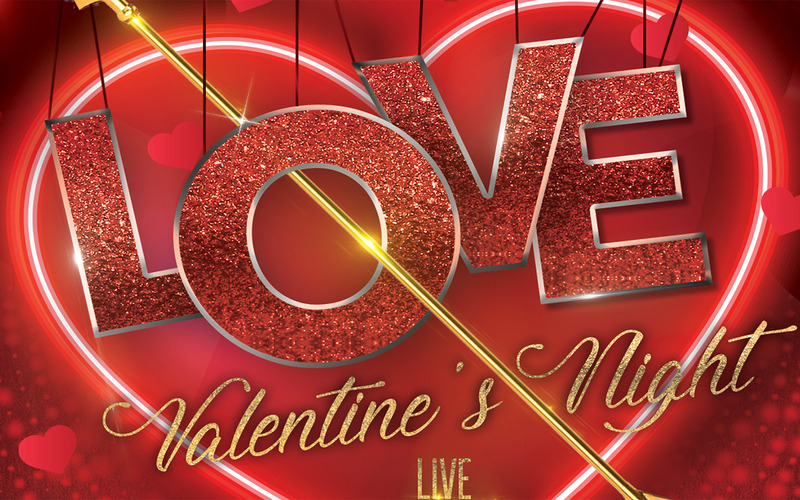 Modèle de conception de flyer de la Saint-Valentin heureuse - Caractéristiques de l’image 1