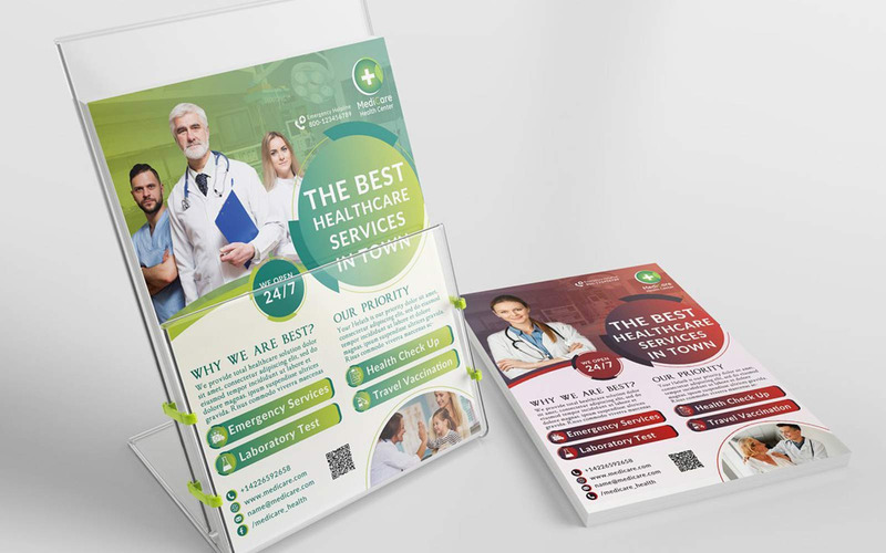 Flyer médical unique pour la promotion, modèle de conception - Caractéristiques de l’image 3