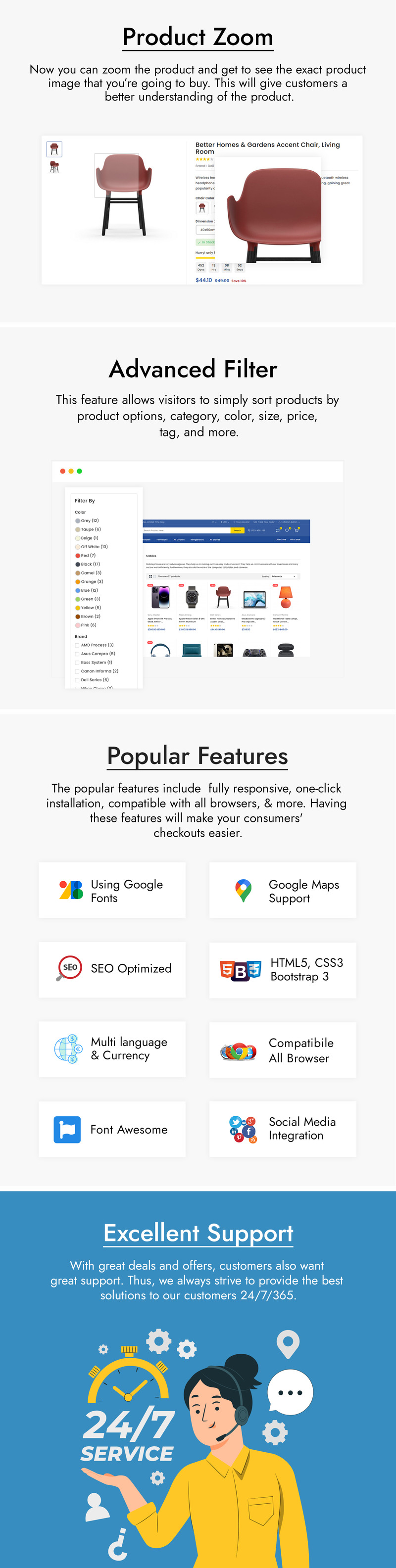 Wefeline – elektronika a víceúčelové téma PrestaShop - Features Image 4