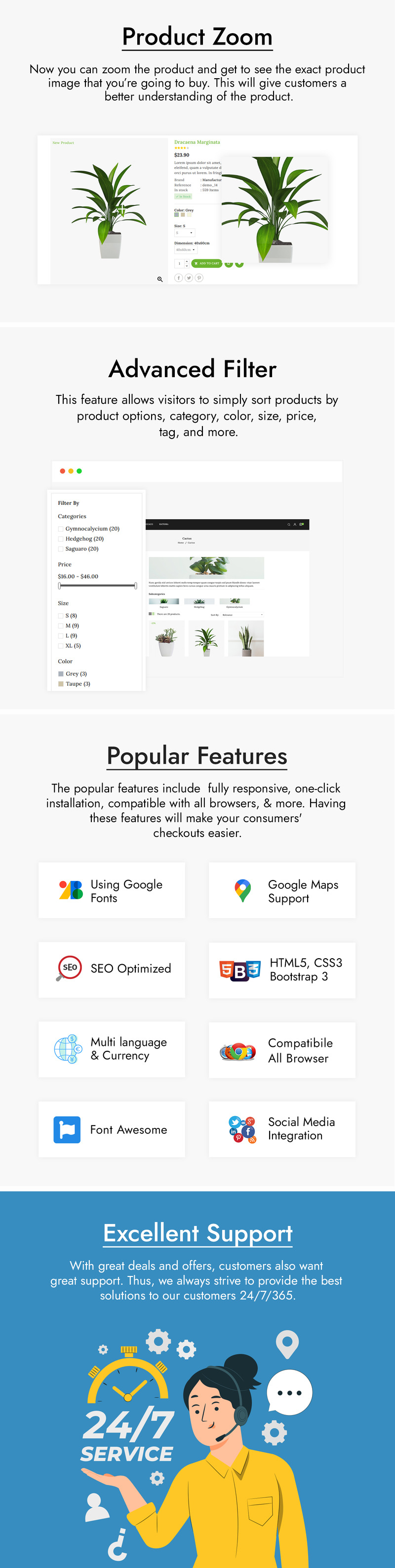 Plamto - Garden, Flower & Plant Store PrestaShop Theme - Features Image 3
