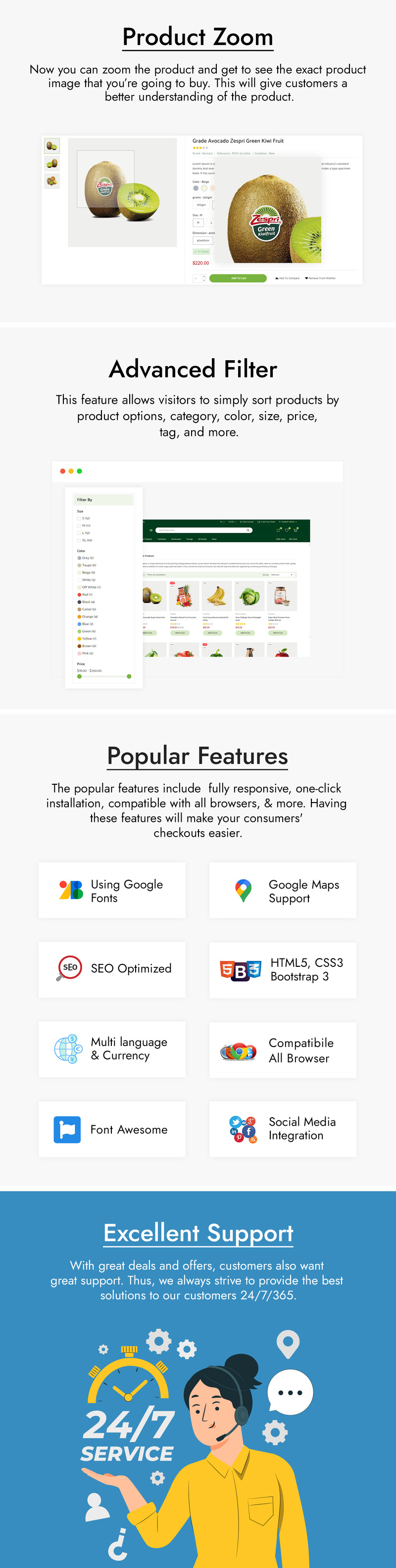 Foodeni - Tema PrestaShop de legumes, frutas e mercearia - Features Image 4