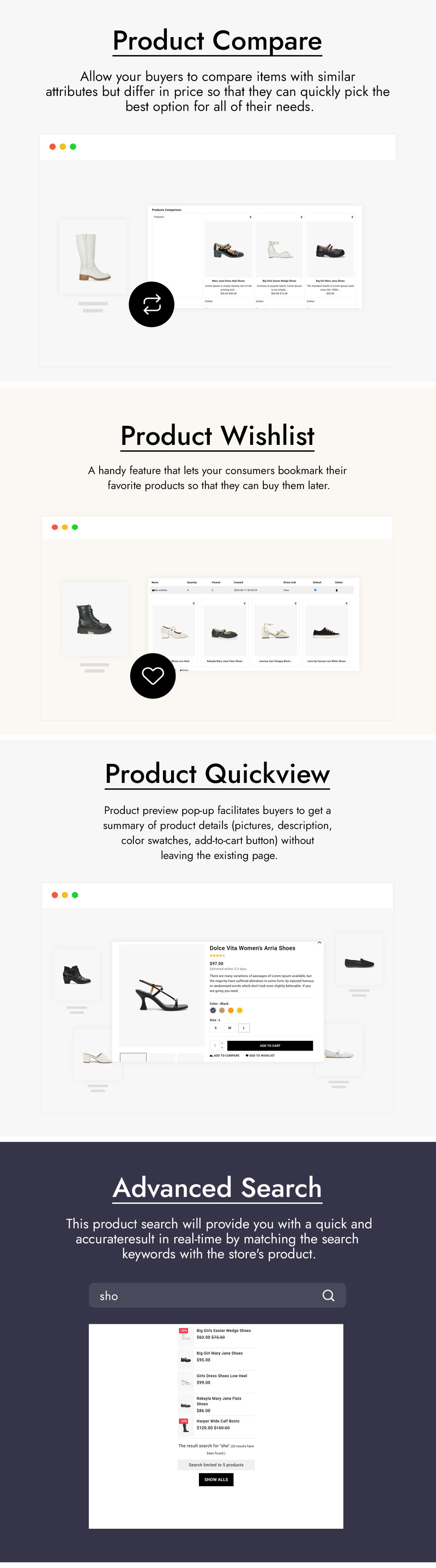 Skecara - Fashion & Sports Footwear Shoes PrestaShop Theme - Features Image 3