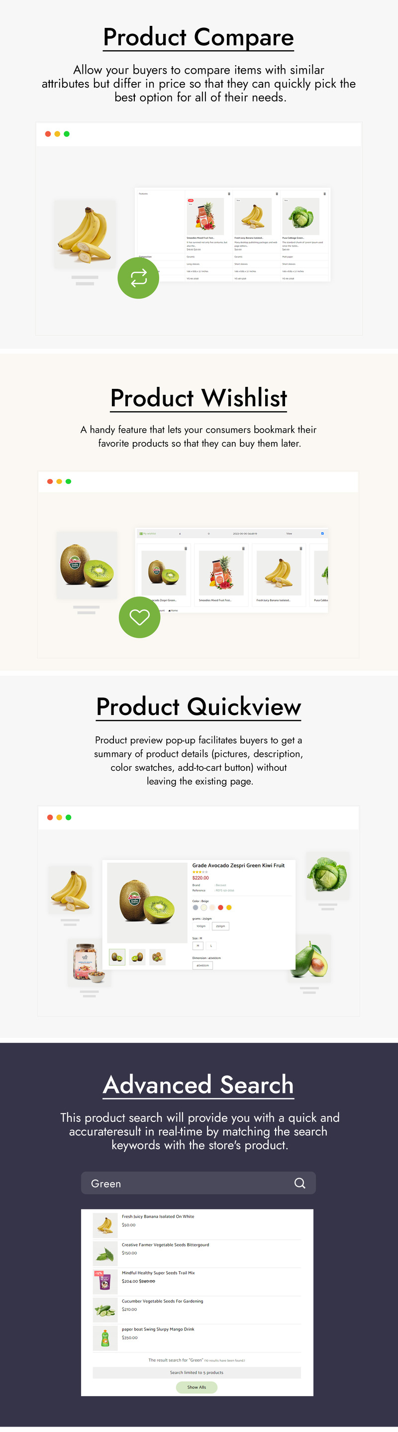 Foodeni - Tema PrestaShop de legumes, frutas e mercearia - Features Image 3