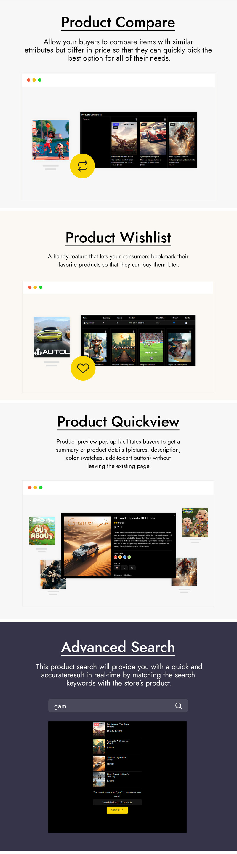 Gameze - Gaming and eSports Store Prestashop Theme - Features Image 3