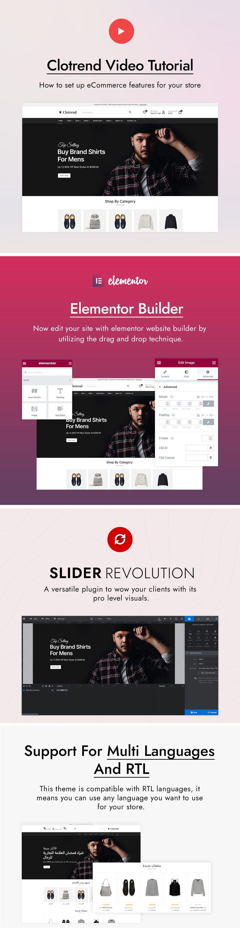 Clotrend - Тема WooCommerce для моды и аксессуаров - Features Image 3