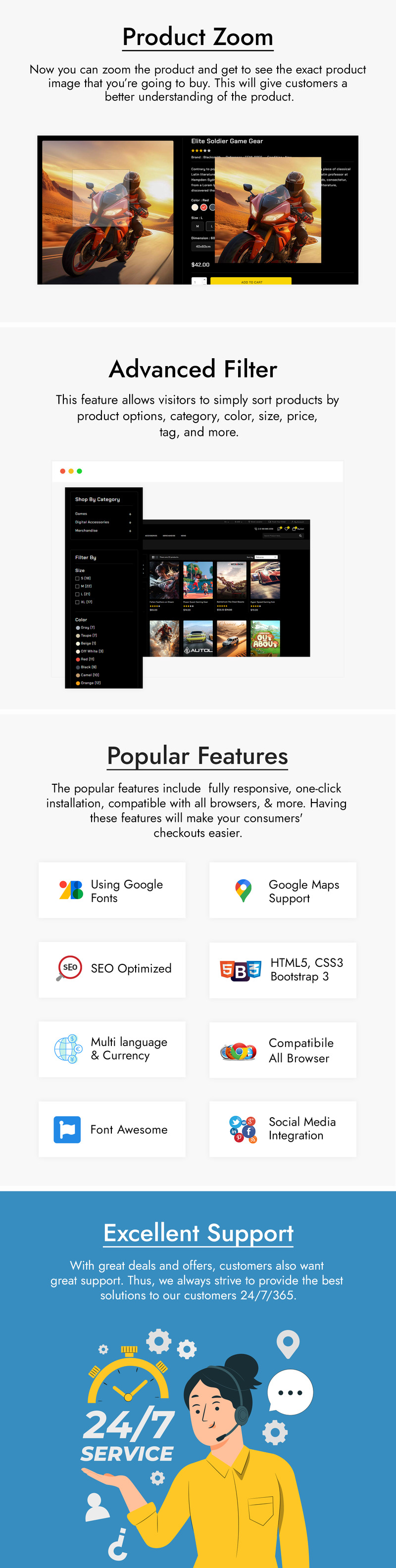 Gameze - Gaming and eSports Store Prestashop Theme - Features Image 4