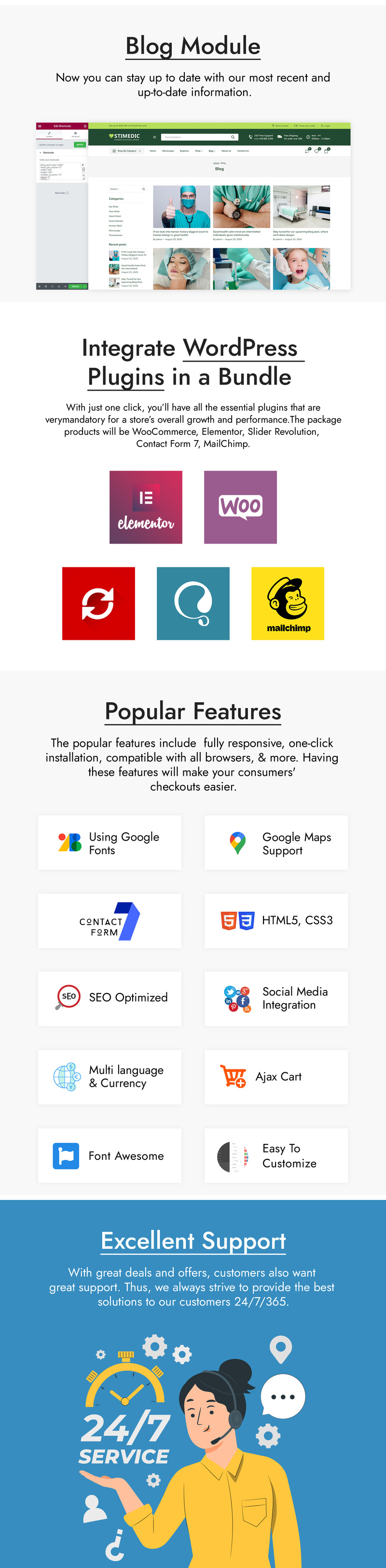 Stimedic Medicinsk Butik WooCommerce WordPress-tema - Features Image 5