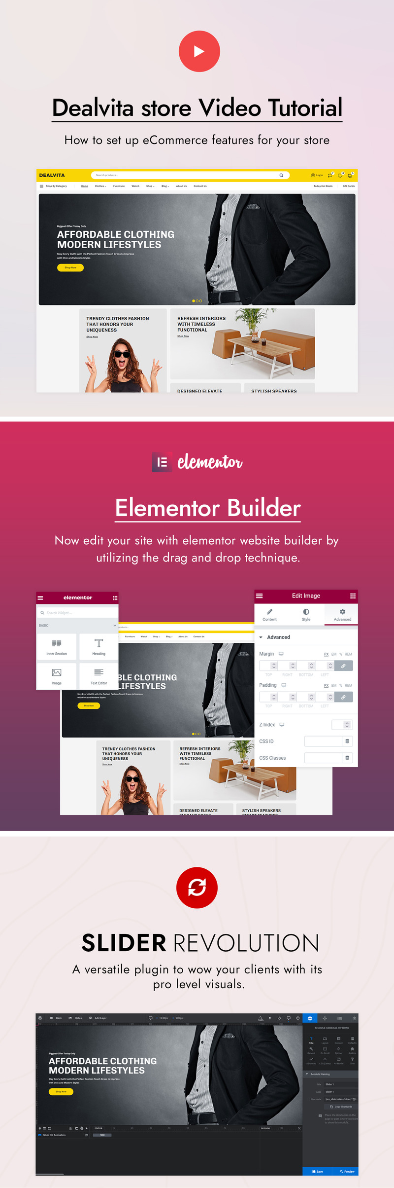 Dealvita Modern Mega Mağaza WooCommerce WordPress Teması - Features Image 3