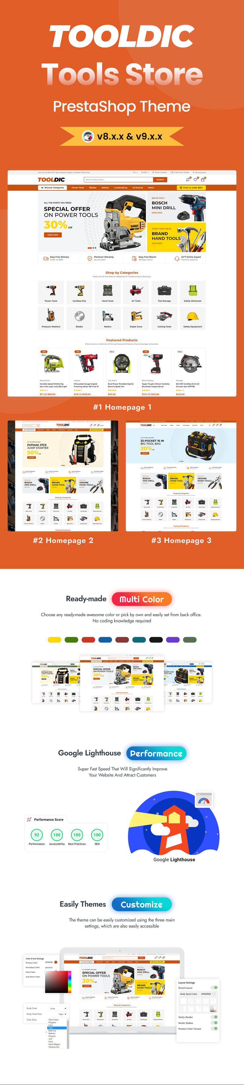 ToolDic - Інструменти та автозапчастини PrestaShop Theme - Features Image 1