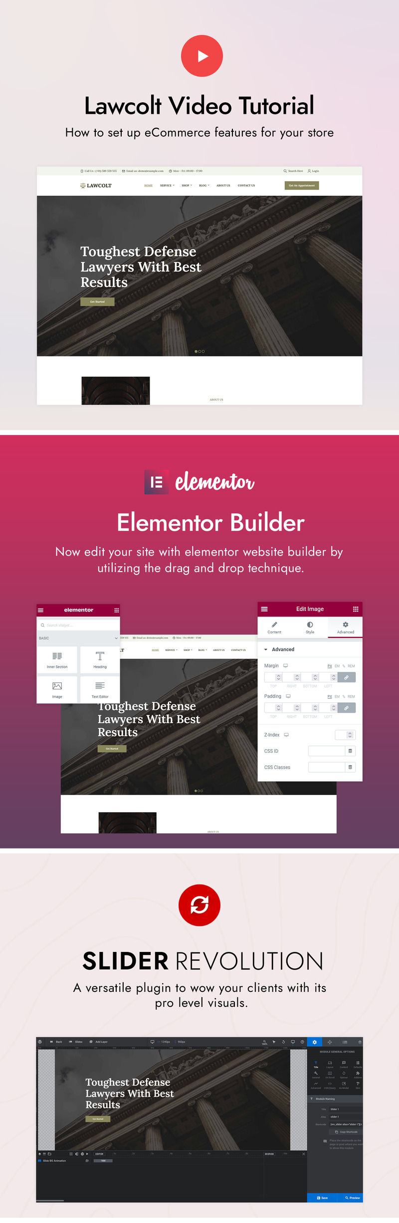 Lawcolt - Avukat Avukat WordPress Teması - Features Image 3