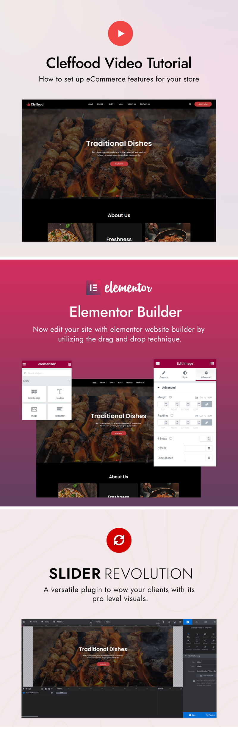 Cleffood - Çok Amaçlı Restoran ve Kafe WordPress Teması - Features Image 3