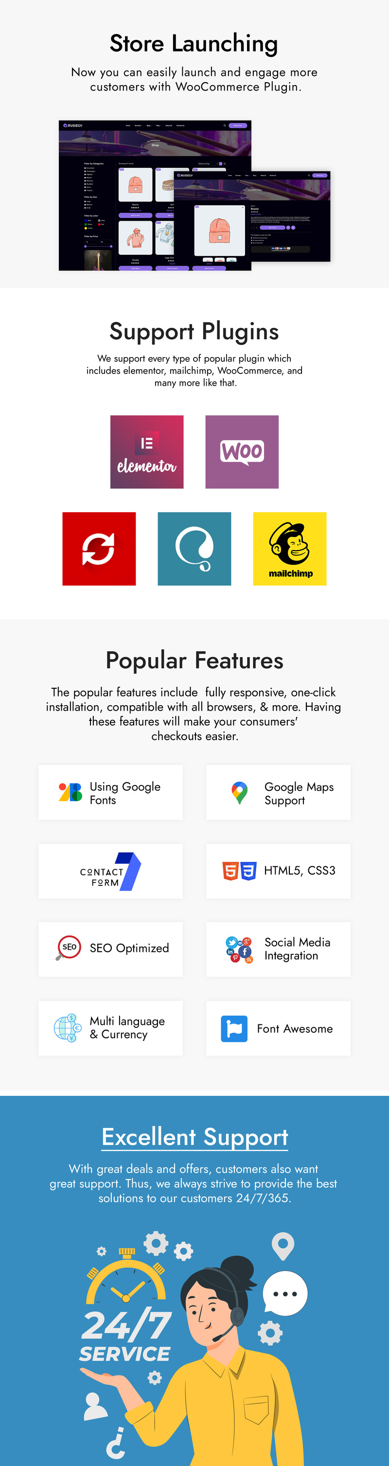 Musiegy - Müzik Grubu ve Müzisyen WordPress Teması - Features Image 5