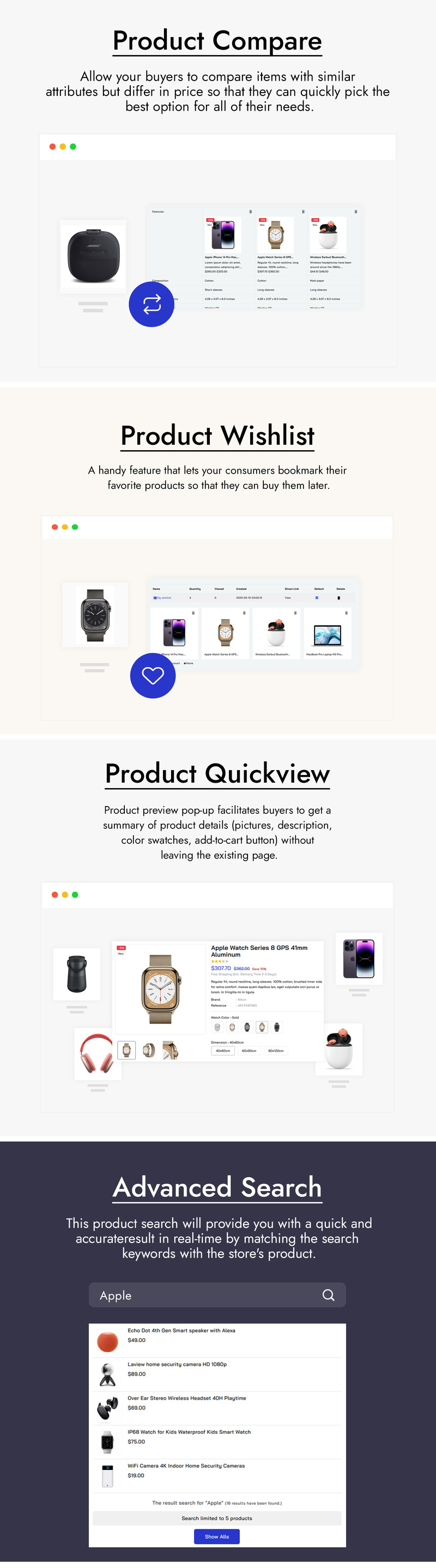 Trexipro - тема PrestaShop для электроники и мегамагазина - Features Image 3