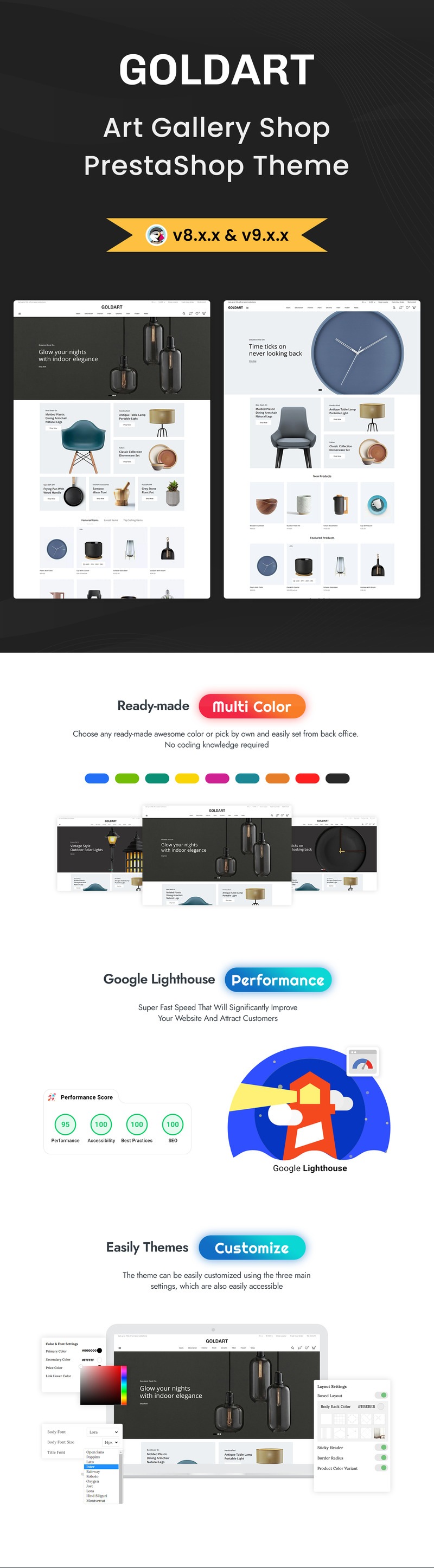 The Gold Art - Art, Crafts and Exhibition Gallery Prestashop 主题 - Features Image 1