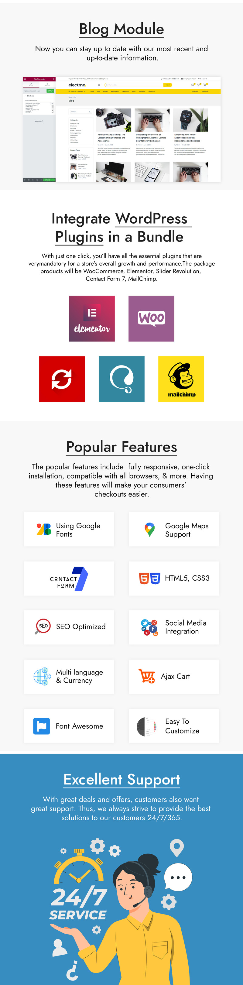 Electme - 电子和多功能 WooCommerce 主题 - Features Image 6
